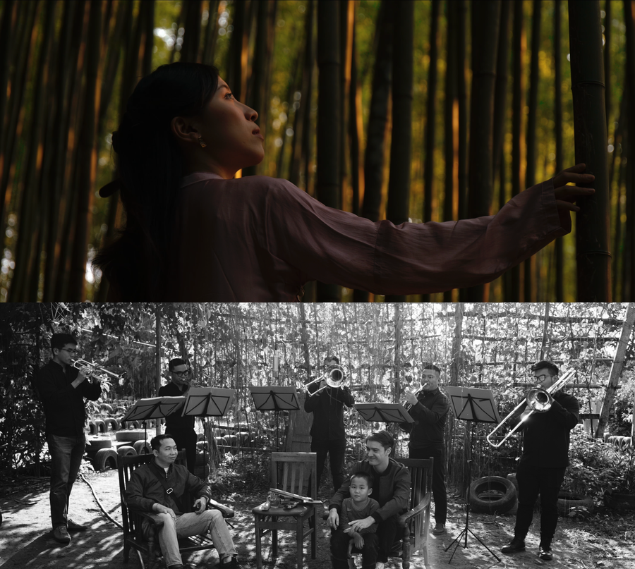 Francois Bibonne đã đến nhiều ngôi làng có truyền thống âm nhạc ở Việt Nam để hoàn thành bộ phim.