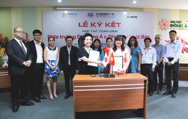 Lãnh đạo Học viện Junsei (ĐH quốc tế Kibi, Nhật) và Đại học Đông Á ký kết thỏa thuận hợp tác đào tạo và việc làm cho sinh viên các ngành tại Nhật.