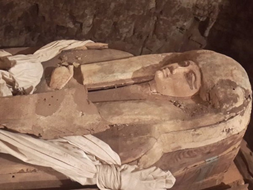 Mộ Ta-Ekht được phát hiện ở khu vực khảo cổ Saqqara, ngoại ô thủ đô Ai Cập.