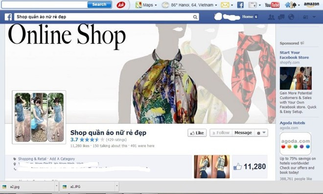 Nhờ sức lan tỏa của mạng xã hội, ngày càng có nhiều nữ sinh tham gia vào hình thức buôn bán online.