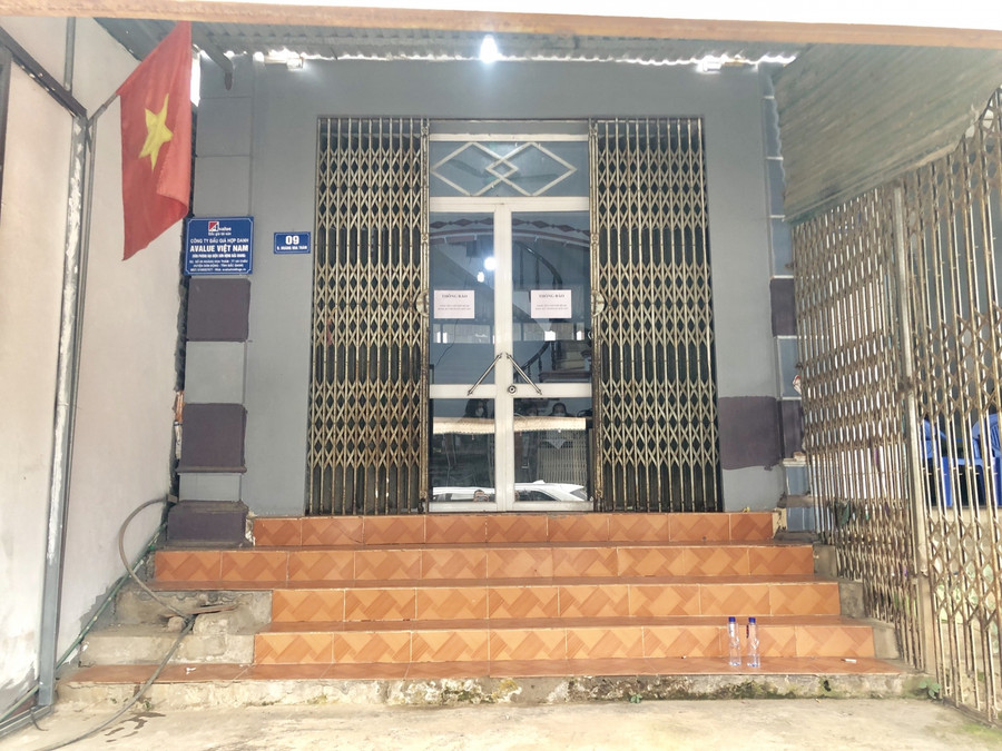 Trụ sở Công ty đấu giá hợp danh Avalue Việt Nam tại Thị trấn An Châu, huyện Sơn Động, tỉnh Bắc Giang.