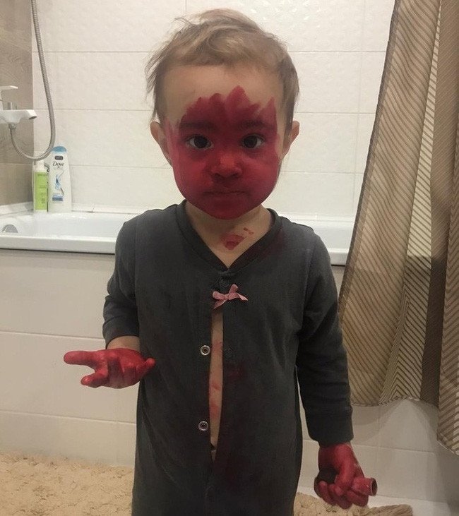 Chùm ảnh chứng minh logic của trẻ chính là "phi logic" - Ảnh 5. Chùm ảnh chứng minh logic của trẻ chính là "phi logic" - Ảnh 5.