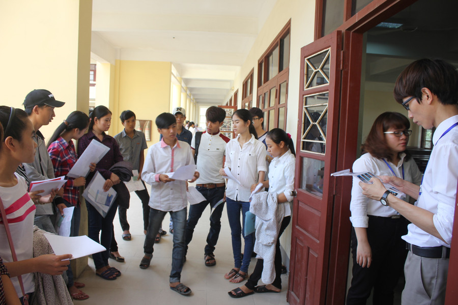 Cụm thi Vinh: Hơn 28.000 thí sinh làm thủ tục dự thi đợt 1