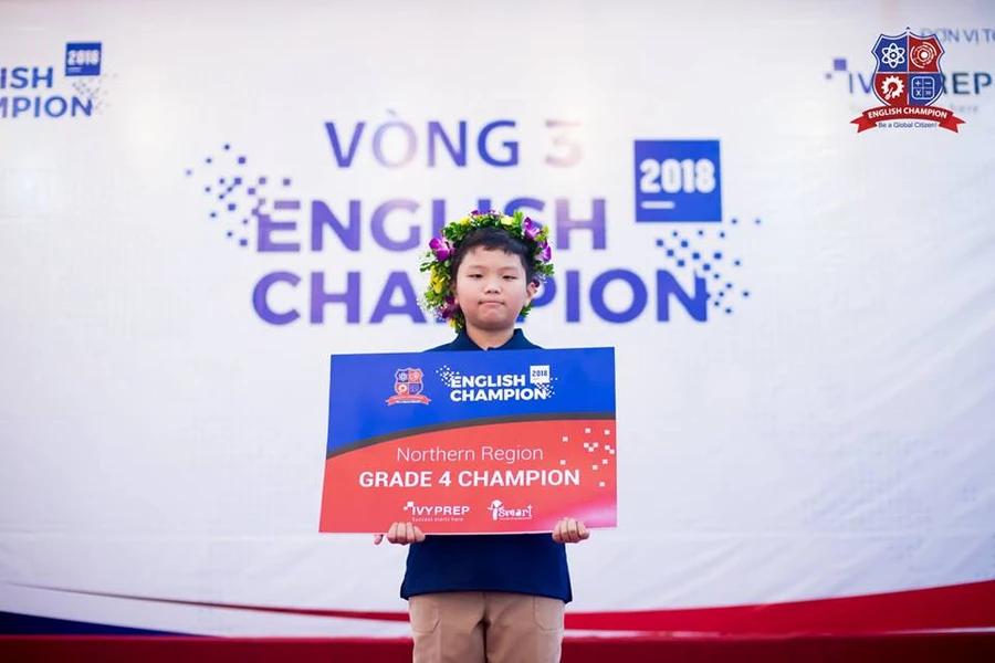 Dương Đăng Khoa - Quán quân toàn quốc English Champion 2018 Khối 4 (HS Trường Phổ thông Quốc tế Newton, Hà Nội)
