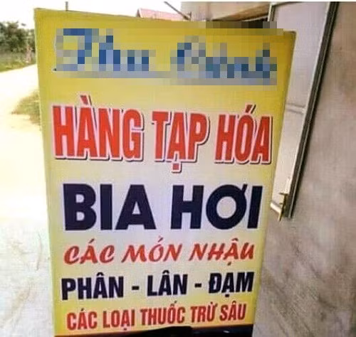 Bảng hiệu bá đạo. Bảng hiệu bá đạo.