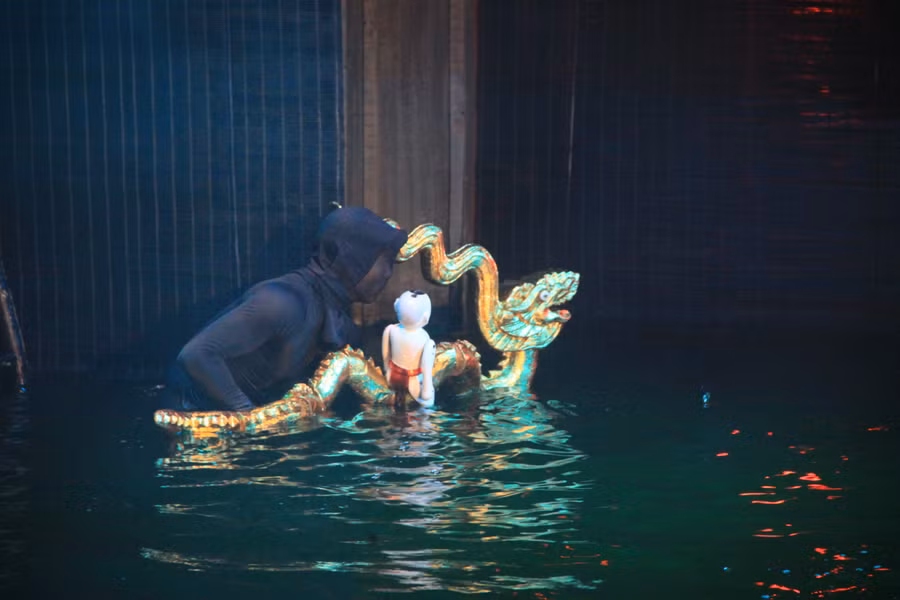 Các nghệ sĩ có trải nghiệm thú vị với "Mơ rồng". Ảnh: Bình Thanh.