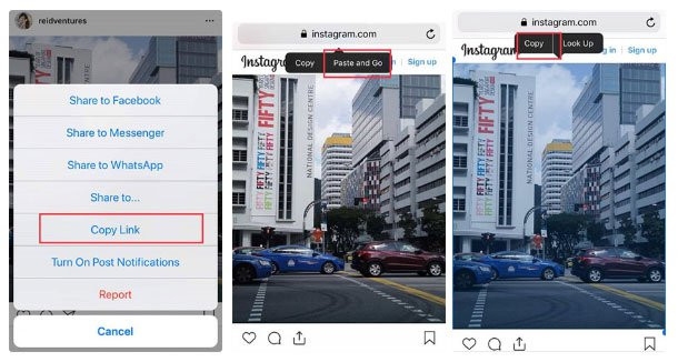 Cách tải ảnh trên instagram