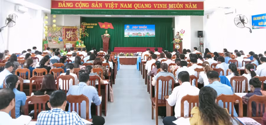 Quang cảnh lớp tập huấn.