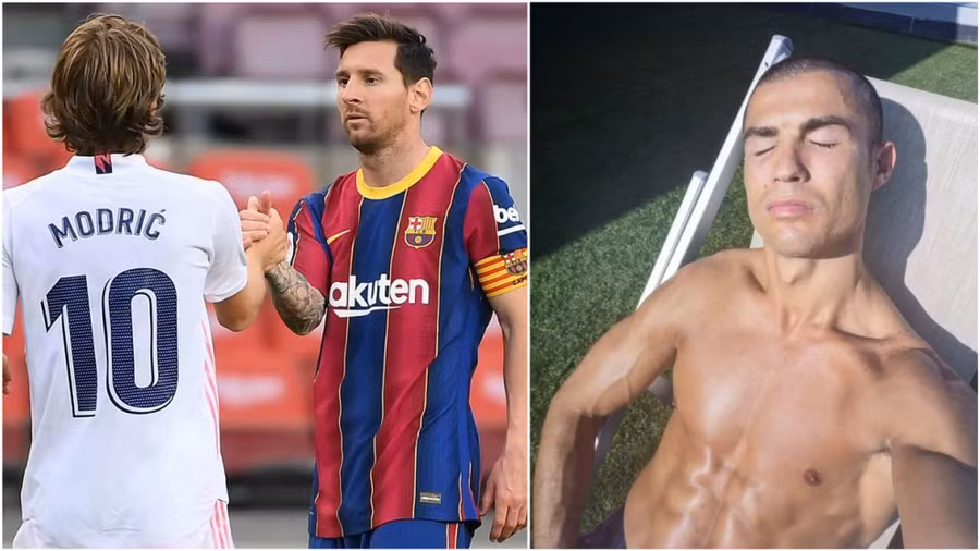 Phản ứng “đầy cảm xúc” của Ronaldo khi Real Madrid hạ Barca 3-1.