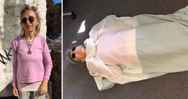 Rosi và chiếc túi ngủ cách sóng bức xạ wifi.