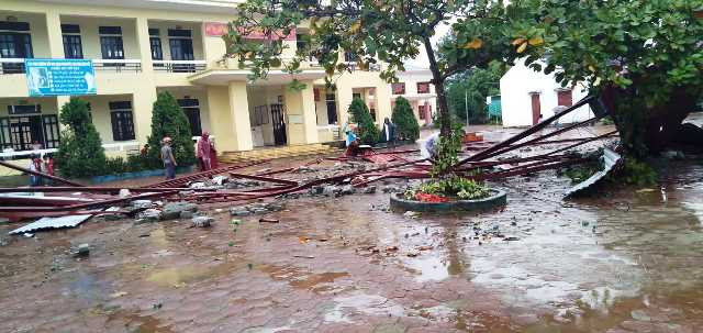 Thiệt hại ban đầu là chưa thể tính được.