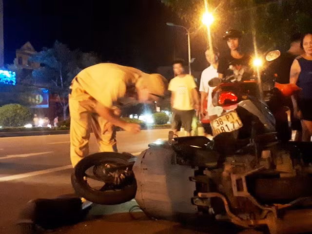 Hiện trường vụ tai nạn. Hiện trường vụ tai nạn.