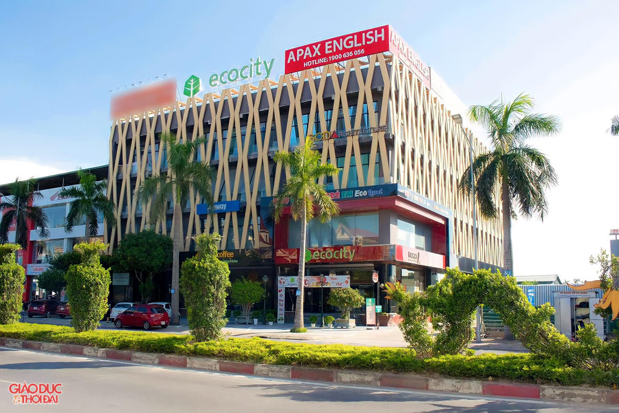 Trung tâm thương mại Eco City nơi Công ty CP Anh ngữ Apax thuê mặt bằng.