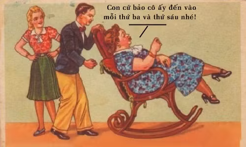 Bạn gái đúng chuẩn người giúp việc 