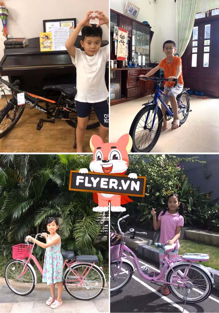 Hình ảnh các thí sinh đạt giải nhất kỳ thi tháng nhận quà từ FLYER