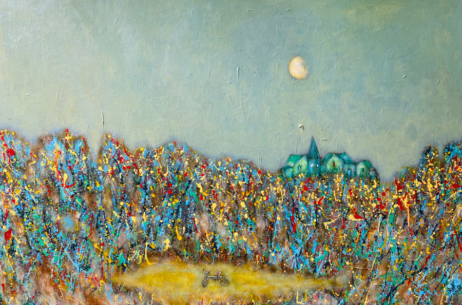 Tác phẩm &quot;Bãi vắng&quot;.