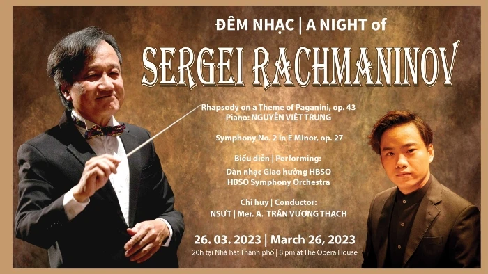 Đêm nhạc Sergei Rachmaninov tại TPHCM