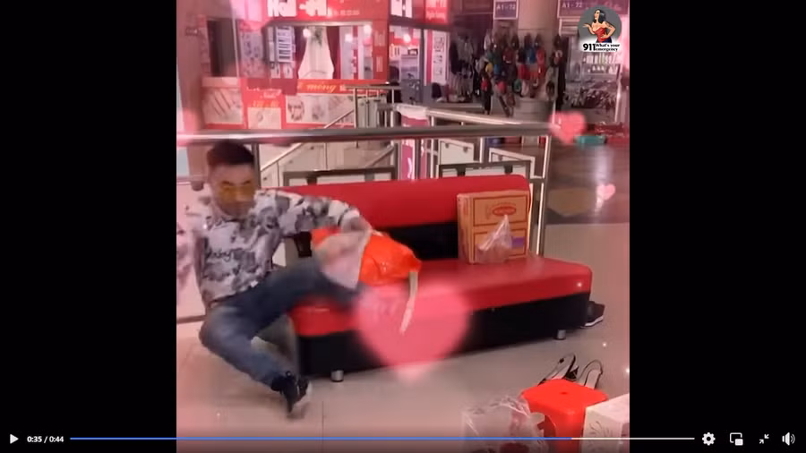 Clip: Tai nạn hy hữu khi lần đầu tặng hoa cho bạn gái