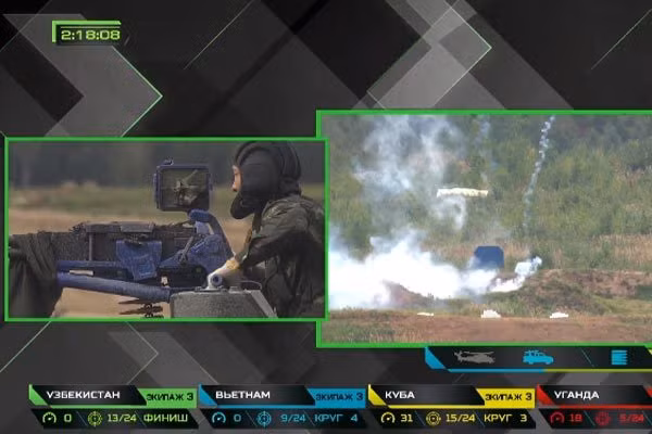 Việt Nam giành hạng nhì chung kết đua xe tăng ở Nga