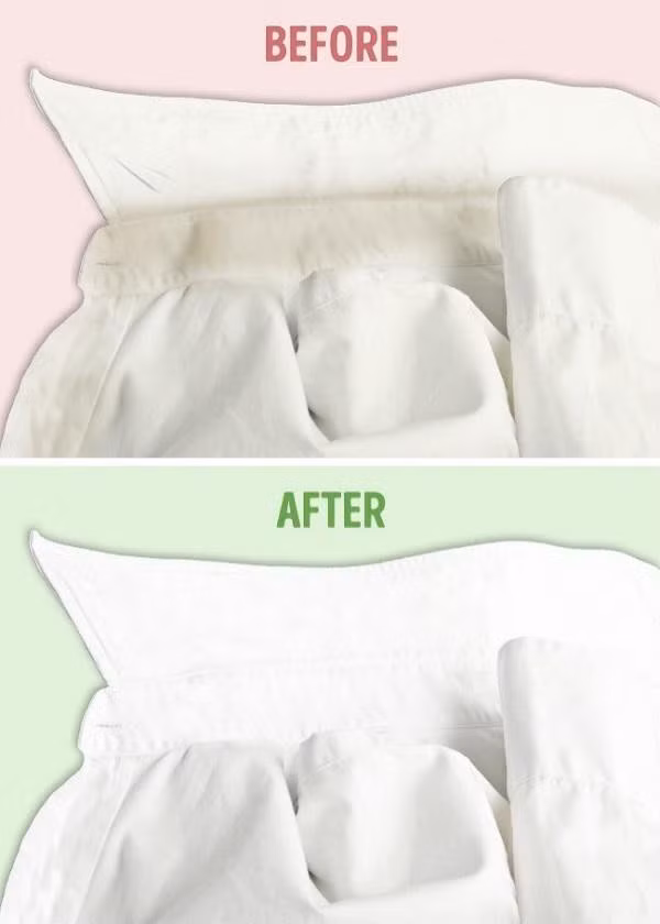 Thấy vết ố vàng ở cổ và nách áo đừng vội tống vào đáy tủ, mẹo này sẽ giúp chiếc áo trắng sạch trở lại trong chớp mắt - Ảnh 4.