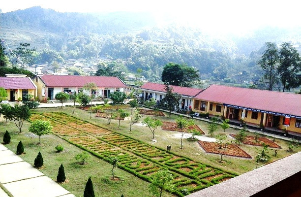 Trường học vùng cao Tây Bắc. Ảnh Internet