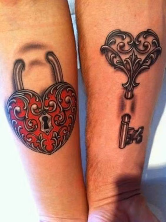 Những hình xăm định tình khẳng định là 1 cặp, chạy cũng không thoát được nhau-3