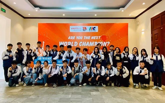 Đội tuyển của tỉnh Yên Bái tham dự cuộc thi.