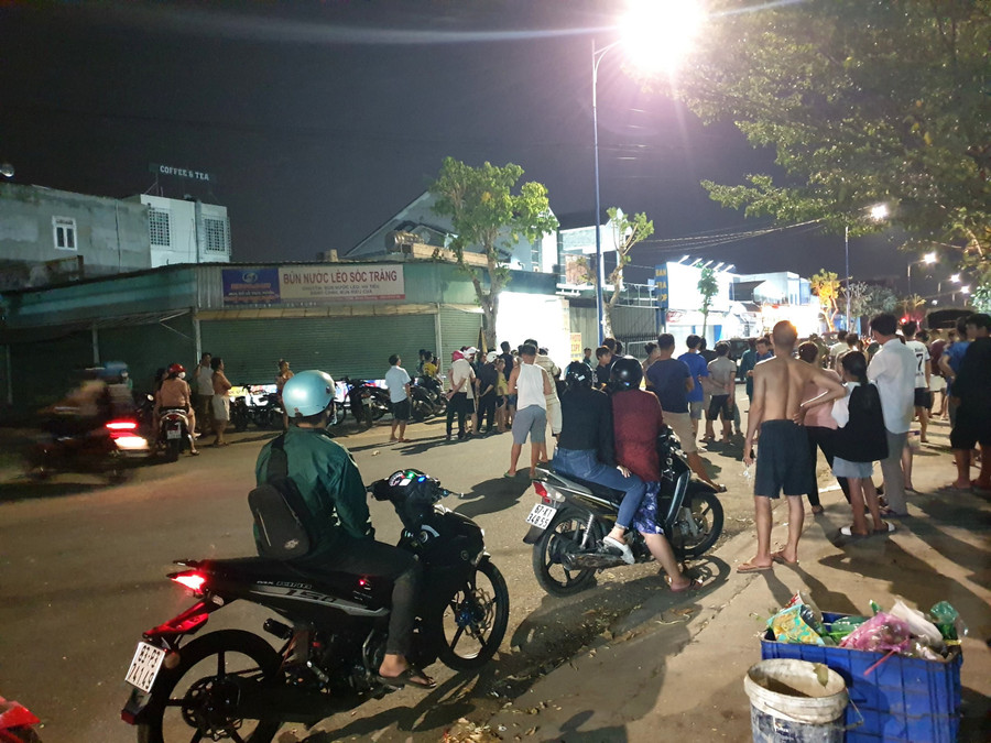 Hiện trường vụ việc.