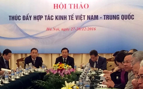 Thúc đẩy hợp tác kinh tế Việt Nam - Trung Quốc