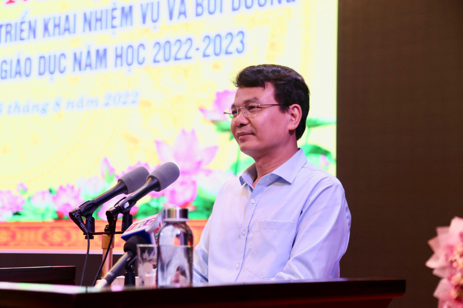 Ông Đặng Xuân Phong, Bí thư Tỉnh uỷ Lào Cai phát biểu tại Hội nghị.