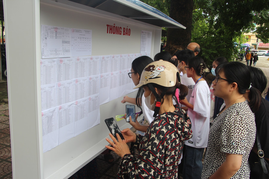 Thí sinh kiểm tra thông tin cá nhân. Thí sinh kiểm tra thông tin cá nhân.