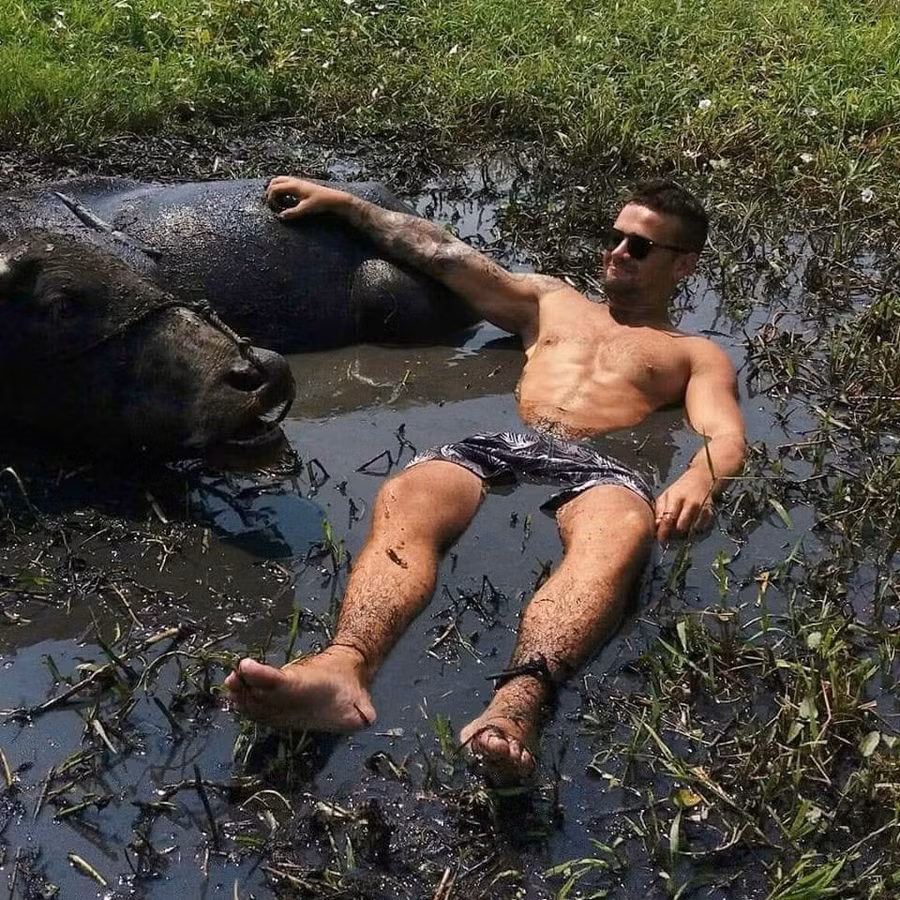 Tắm bùn đúng cách.