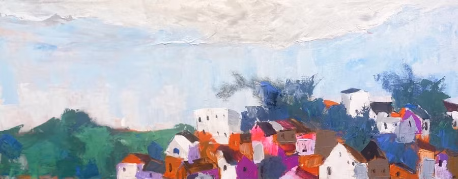 Hoạ sĩ trẻ thể hiện góc nhìn độc đáo về cuộc sống hiện đại.