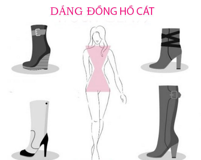 Chọn bốt không lộ nhược điểm cho 7 dáng người Chọn bốt không lộ nhược điểm cho 7 dáng người