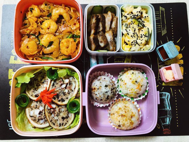Tròn mắt thán phục người vợ quốc dân: Mỗi ngày chồng đi làm là một hộp cơm vừa ngon vừa đẹp, đủ 26 bữa/tháng - Ảnh 3. Tròn mắt thán phục người vợ quốc dân: Mỗi ngày chồng đi làm là một hộp cơm vừa ngon vừa đẹp, đủ 26 bữa/tháng - Ảnh 3.