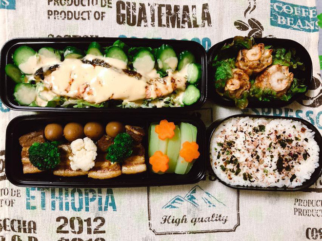 Tròn mắt thán phục người vợ "quốc dân": Mỗi ngày chồng đi làm là một hộp cơm vừa ngon vừa đẹp, đủ 26 bữa/tháng - Ảnh 6.