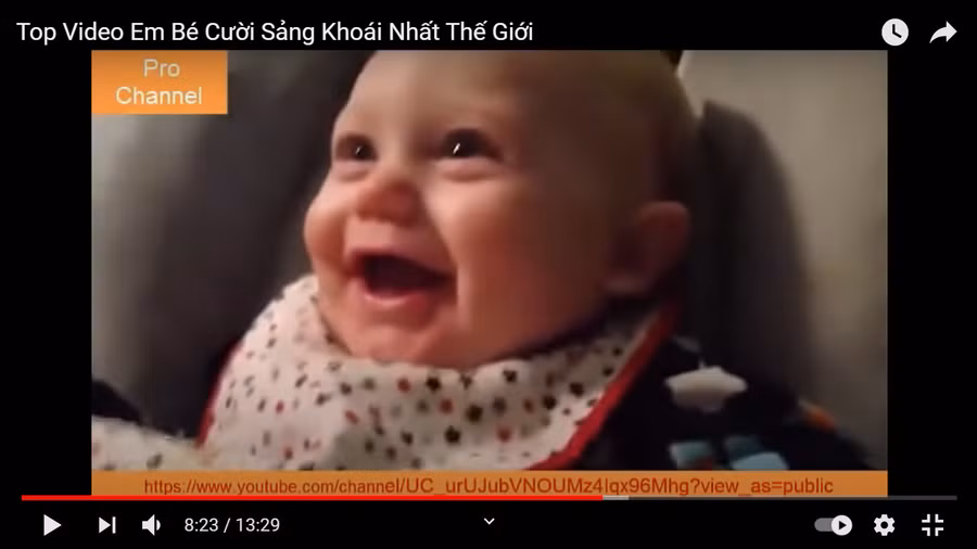 Video chứng minh "một nụ cười bằng 10 thang thuốc bổ"