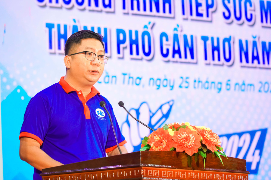 Anh Trần Việt Tuấn, Phó Bí thư Thành đoàn Cần Thơ thông tin về chương trình Tiếp sức mùa thi 2024. Anh Trần Việt Tuấn, Phó Bí thư Thành đoàn Cần Thơ thông tin về chương trình Tiếp sức mùa thi 2024.