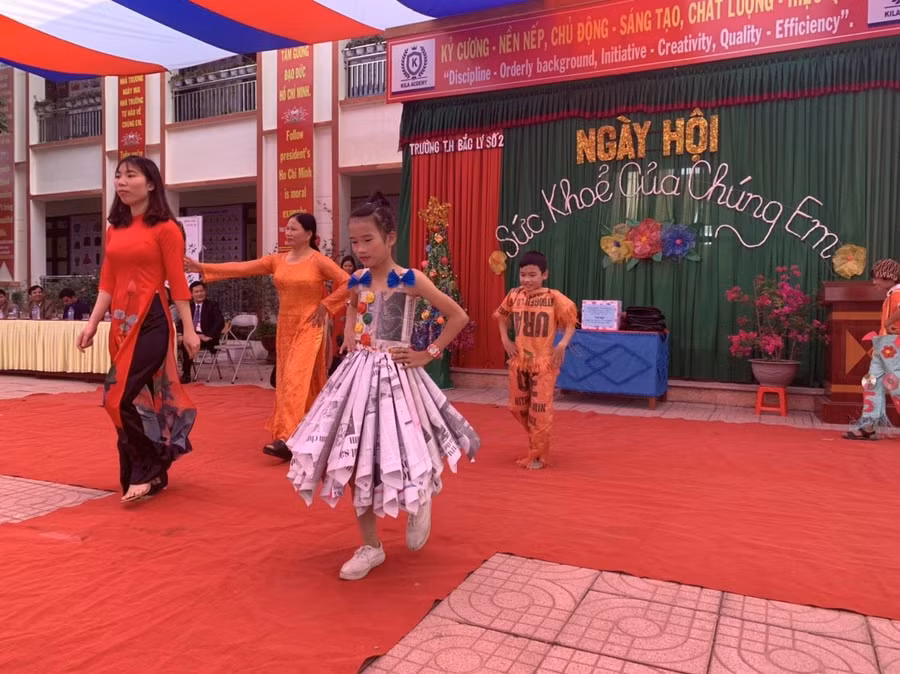 Ấn tượng ngày hội “Sức khỏe của chúng em” ở Trường Tiểu học Bắc Lý số 2 ảnh 13