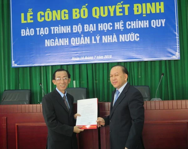 Học viện Cán bộ TPHCM được tuyển sinh đại học hệ chính quy