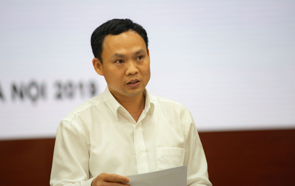 Ông Lê Văn Bính cho biết đường Vành đai 1 của Hà Nội sẽ được khởi công trong quý III - Ảnh: VŨ TUẤN