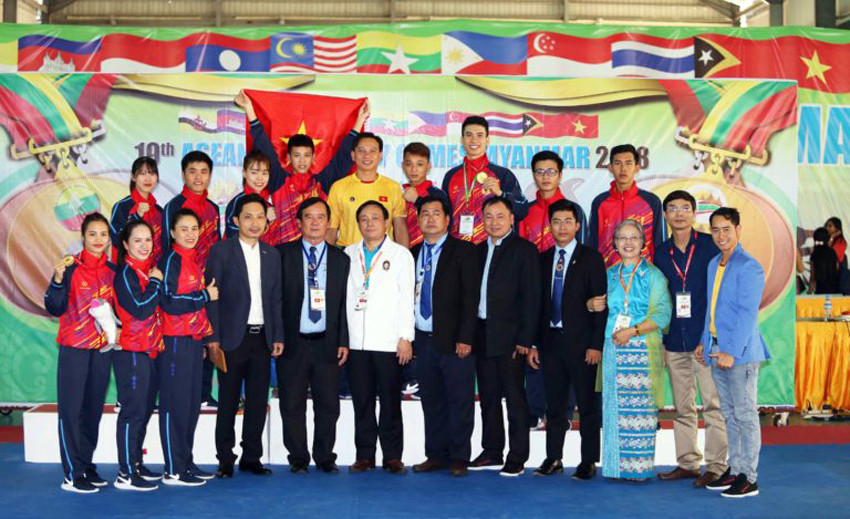 Đoàn vận động viên Vovinam tham dự tại 19th ASEAN University Games
