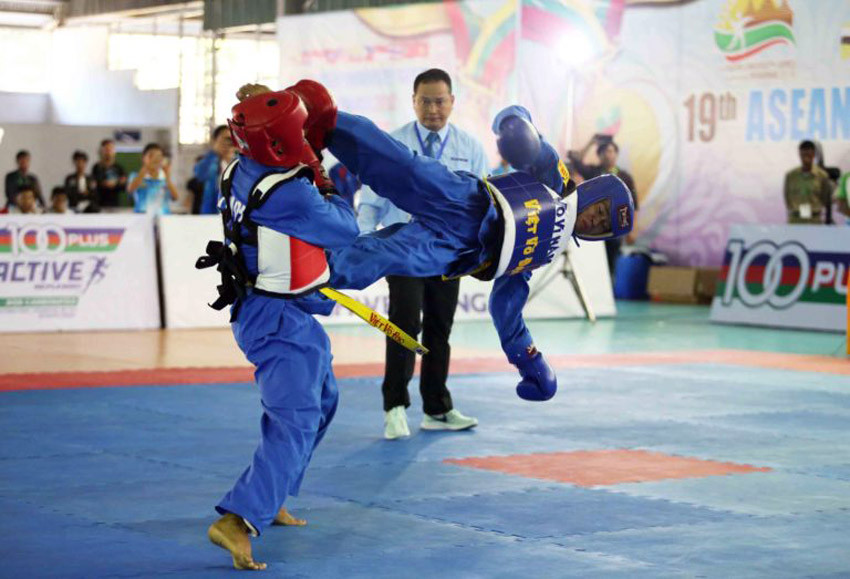 Trong ngày thi đấu cuối cùng Vovinam đã giành thêm được 2 huy chương vàng