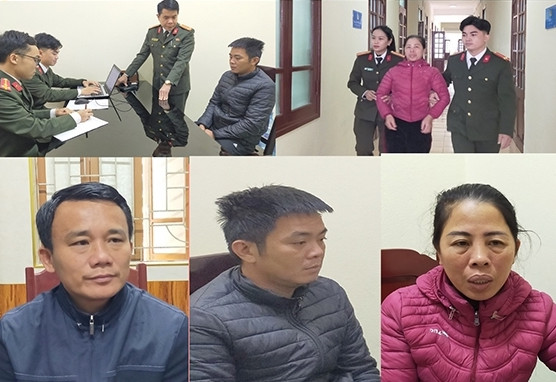 3 bị can bị bắt tạm giam . (Ảnh: CATH) 3 bị can bị bắt tạm giam . (Ảnh: CATH)