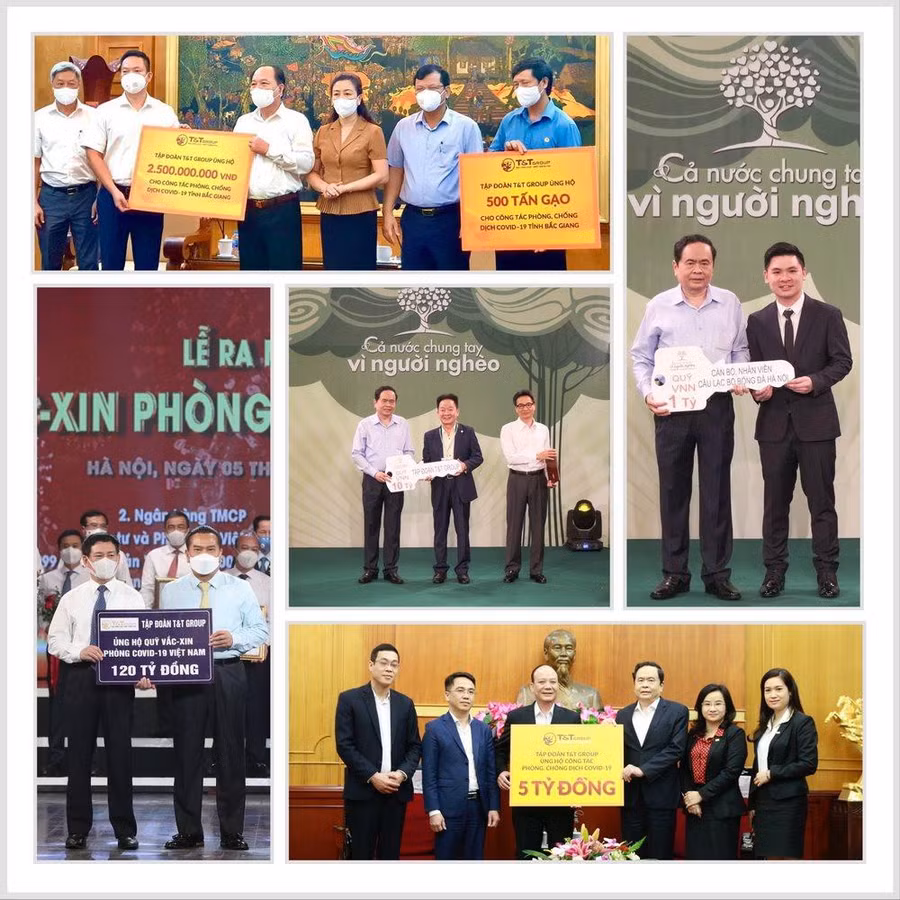 Tập đoàn T&amp;T Group luôn là một trong những doanh nghiệp tiên phong trong các hoạt động thiện nguyện, xóa đói giảm nghèo.