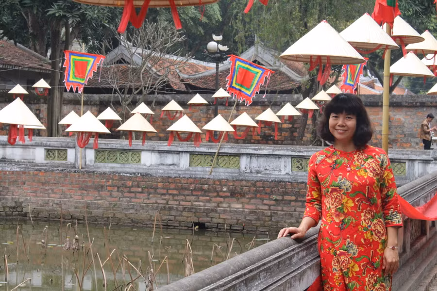 Nhà văn Kiều Bích Hậu. 