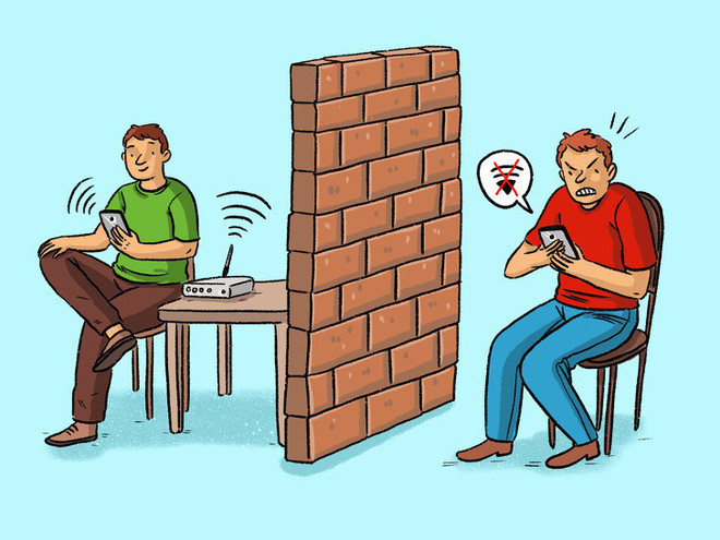 8 thứ trong nhà làm sóng wifi yếu đi mà chúng ta không biết - Ảnh 2. 8 thứ trong nhà làm sóng wifi yếu đi mà chúng ta không biết - Ảnh 2.