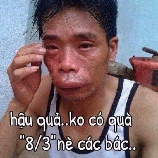 Rút kinh nghiệm 8/3 năm sau.