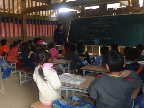 Hiệu quả từ dạy kỹ năng thích ứng với thiên tai cho HS miền núi