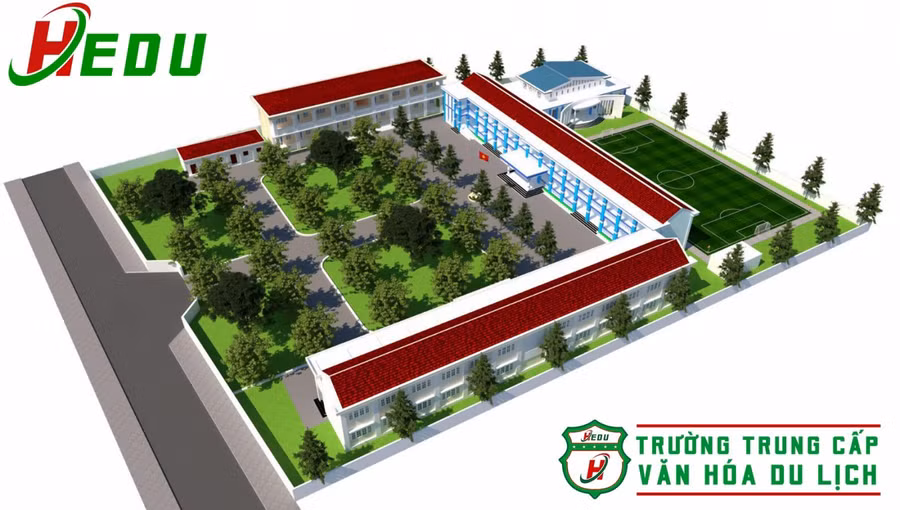 Phác thảo tổng thể xây dựng Trường Trung cấp Văn hóa Du lịch